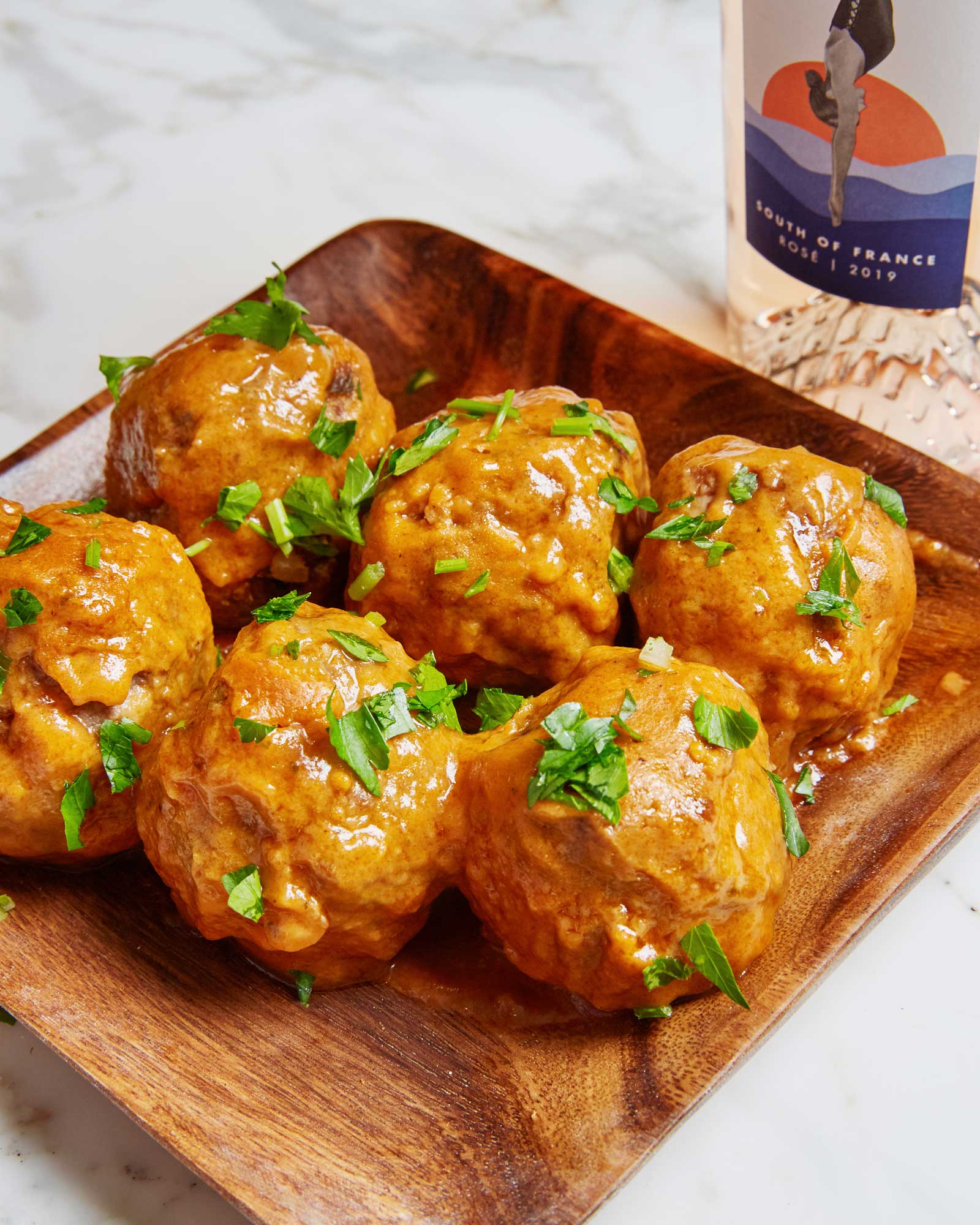 Meatballs in Tomato Rosé Sauce