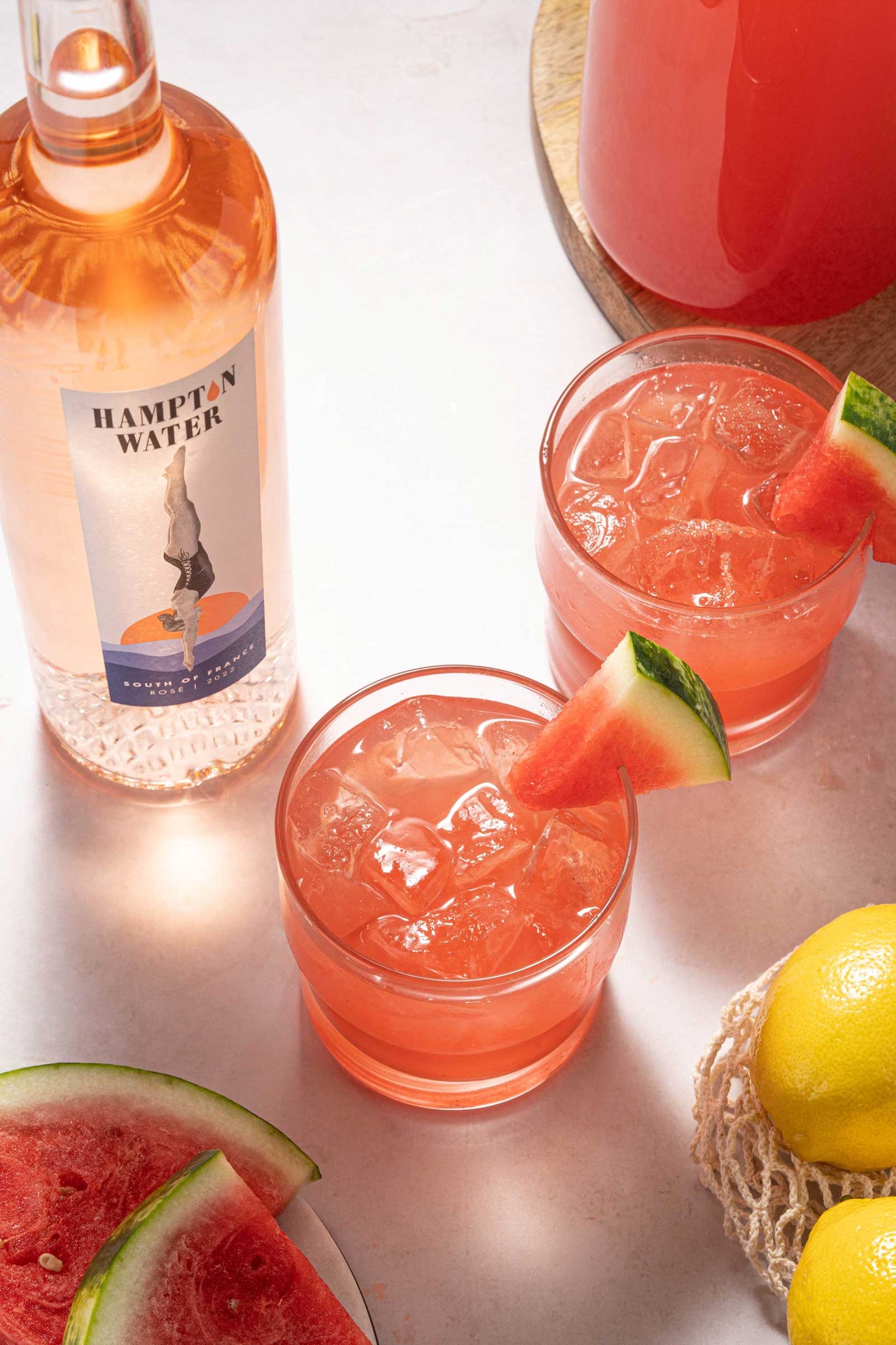 Watermelon Rosé Punch