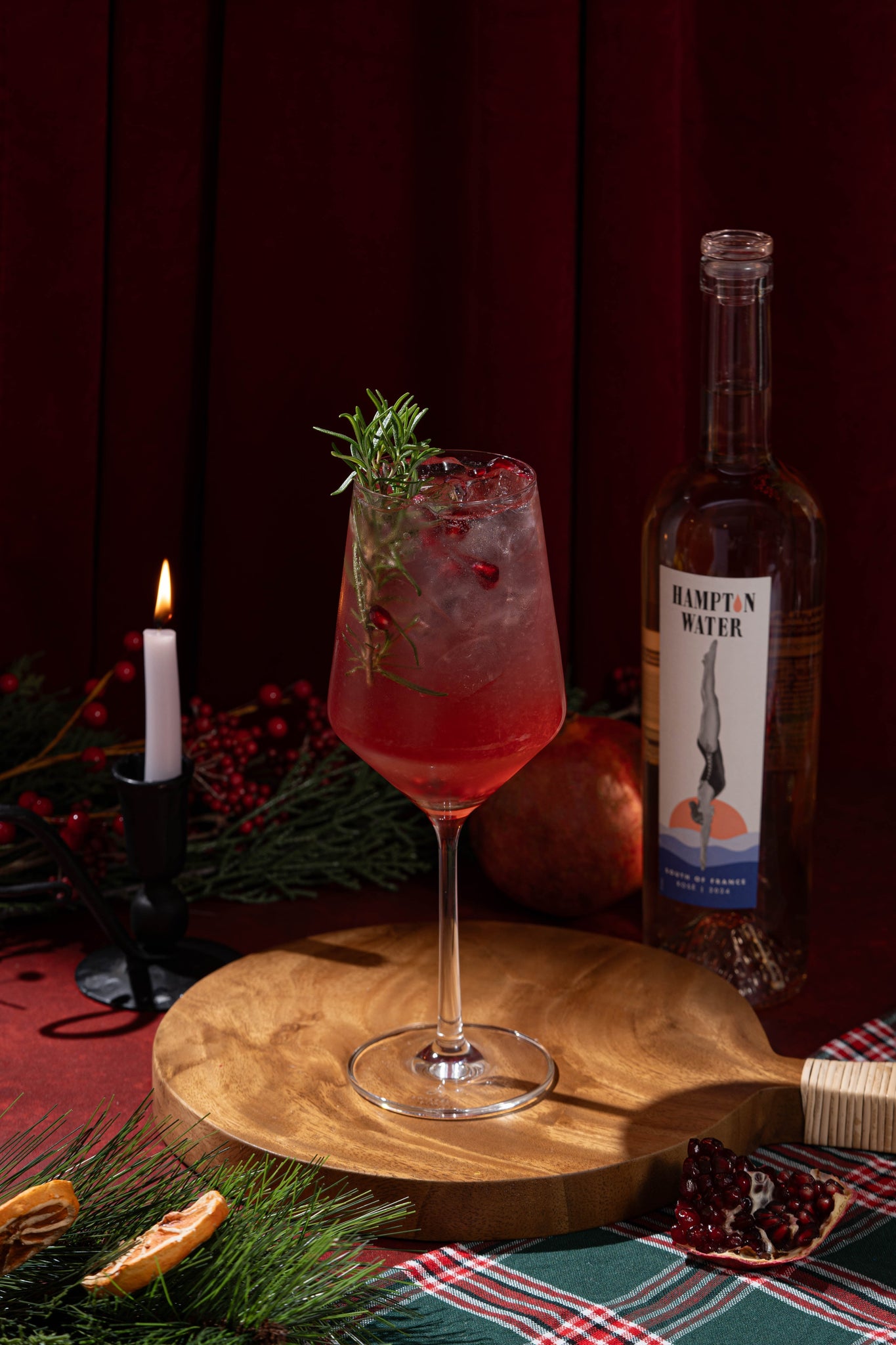 Pomegranate Rosé Spritz