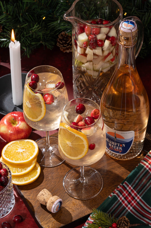 Winter Rosé Sangria