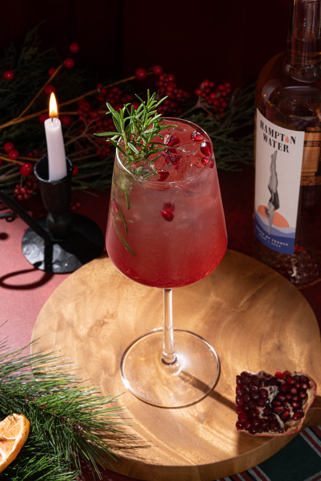 Pomegranate Rosé Spritz