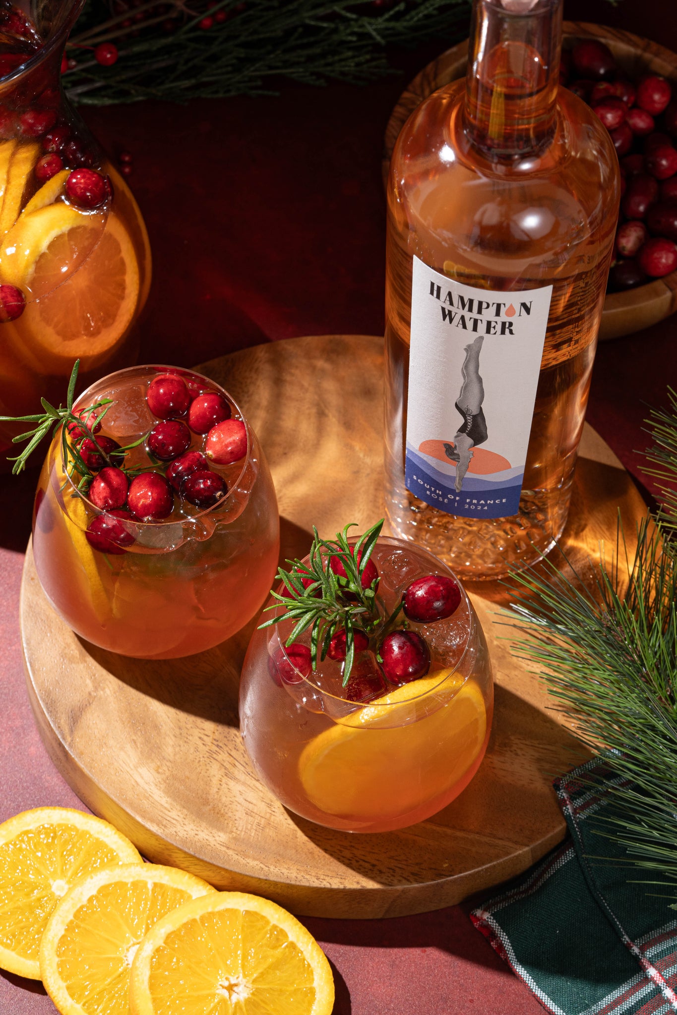 Rosé Cranberry Orange Sangria